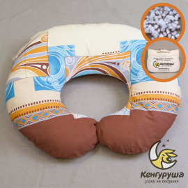 Подушка для кормления  Кенгуруша, сумка и наволочка "Каникулы-Тунис" в подарок